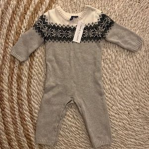6-12M NWT Janie & Jack Fair Isle Onesie